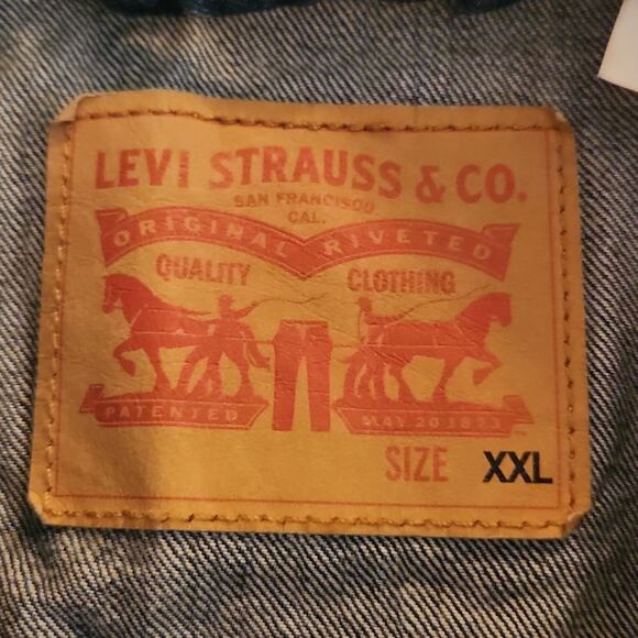 Levi's Trucker Denim Jacket XXL 2013 - Picture 11 of 12